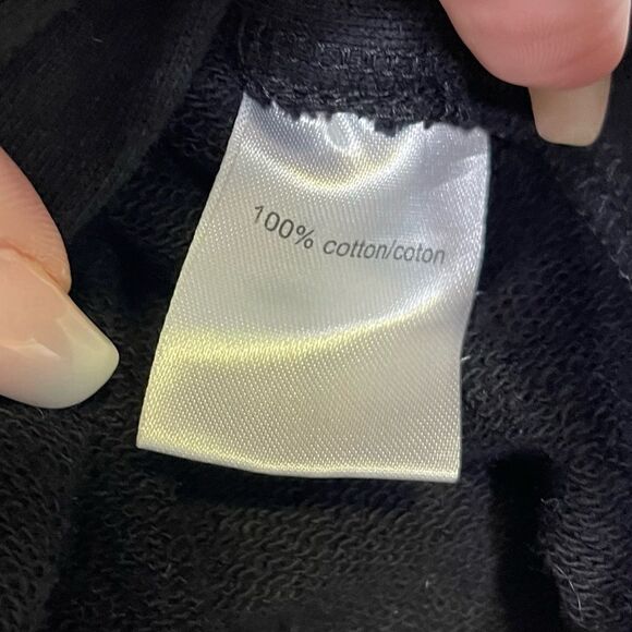 Pam & Gela Cold Shoulder Side Tie Sweatshirt S - Picture 7 of 8